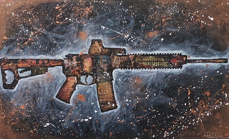 AR-15 painting